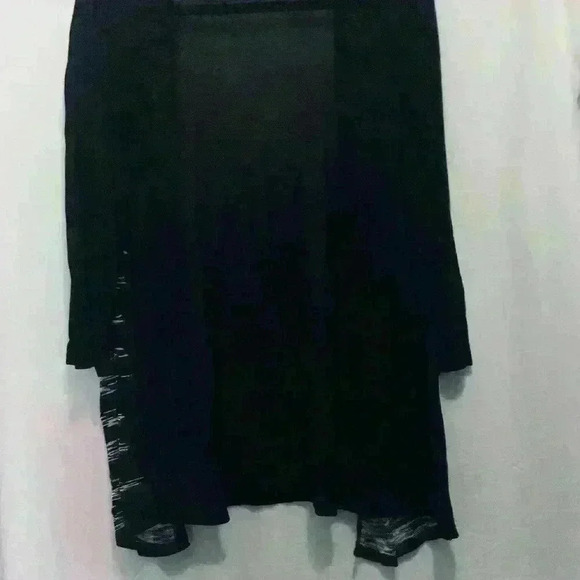 Chicos travelers xl black white dressy casual jacket cotton rayon blend size 2 - Picture 6 of 8